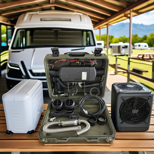 Jp DIESEL 2kw nóng 12V 24V xe tải Cab bãi đậu xe tất cả trong một không khí nóng cho lều thuyền xe tải - Product Image 2