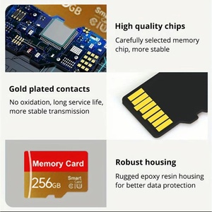 Tarjeta SD Flash de 256GB de alta velocidad, almacenamiento de tarjeta TF de 256GB para teléfono móvil, tarjeta de almacenamiento de 512GB para cámara de vigilancia, plástico, MP3, GPS - Product Image 4
