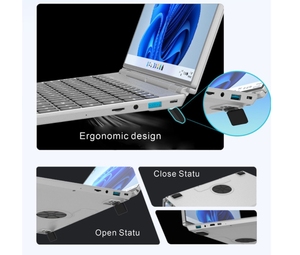 2024 Neueste Modelle Hochwertiger Touchscreen-Notebook-Computer PC 14 Zoll mit 16GB RAM Win 11 Intel N5105 2 in einem Laptop - Product Image 5
