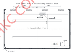 Hkc מחיר מקורי 21.5 אינץ 'השפתיים סוג מחשב lcd מודול MC215CT01-11 lwds ממשק גדול מסך lcd רחב זווית צפייה רחב