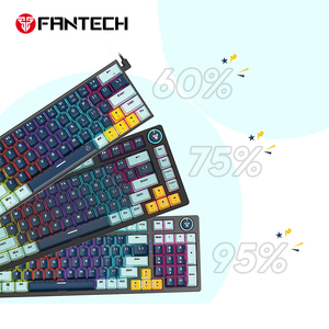 Fantech MK874V2交換可能なRGBバックライト付きレッドスイッチ63キーメカニカルゲーミングキーボード60% ブラックメカニカルキーボード - Product Image 2