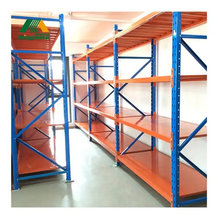 Certificação CE Prateleiras para paletes de armazém de aço industrial, armazenamento seguro e estável, para serviço pesado, parafusado seletivo