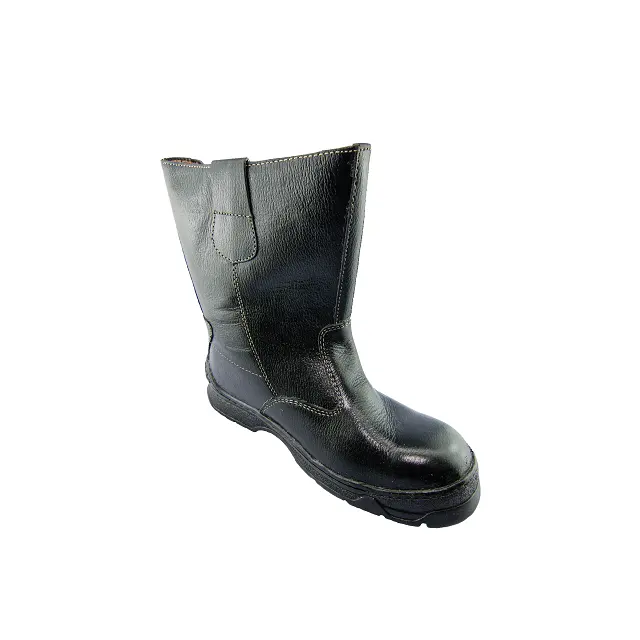 Top Selling Safety Shoes High Cut Boot Nakhoda Full Grain Leather Safety Working Boots Chemical, Oil, Alkaline Resistant
