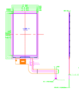 Módulo de pantalla LCD TFT LCD de 5,5 pulgadas 720*1280 interfaz MIPI HD IPS con panel táctil - Product Image 6