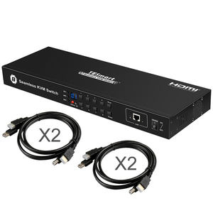 TESMartOEMODM高品質入力8出力1 HDMI KVMスイッチ (オフィス用) PIPEDIDホットプラグ4K @ 30HzKVMスイッチ - Product Image 1