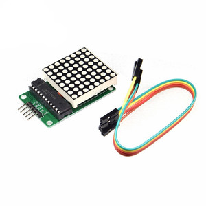 MAX7219 8*8 rosso MCU LED Display di controllo Diy Kit MAX7219 modulo a matrice di punti per Arduinos...