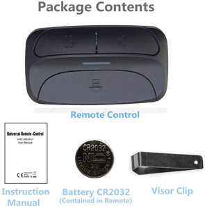 Mehr frequenz 300MHz - 390MHz Rolling Code Fernbedienung für Garagentore mit Clip-Fernbedienung - Product Image 6