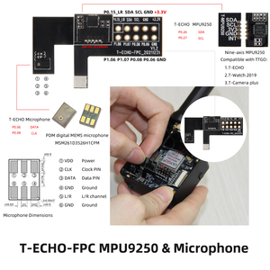 Lilygo T-Echo Phát Triển Bảng Mạch Với Mpu9250 Microphone Mô-đun Mở Rộng Gpio Cho 2019 T-Watch T-Camera Cộng - Product Image 6
