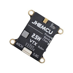 JHEMCU 2.5W 5.8G VTX 40CH可调FPV发射器，用于遥控飞机远程内置麦克风散热器2-6S塑料 - Product Image 1