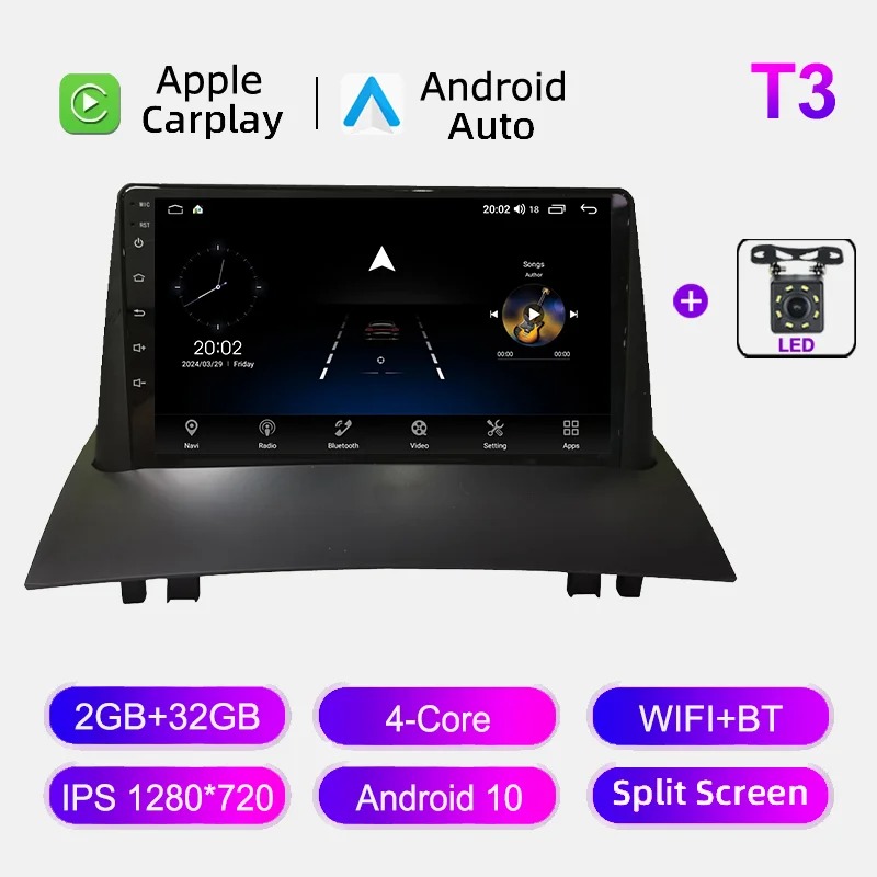 T3 2+32GB WIFI +8LED CÁMARA