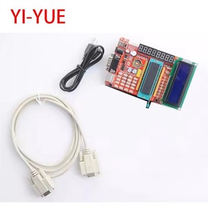 PIC MCU-Entwicklung Mini-System PIC-Entwicklungs platine Mikrochip PIC16F877A USB-Kabel