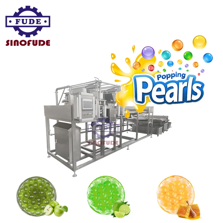 Automatic jelly sweet ball konjac rice jelly ball caviar for dish juice dropping balls making machine for sale