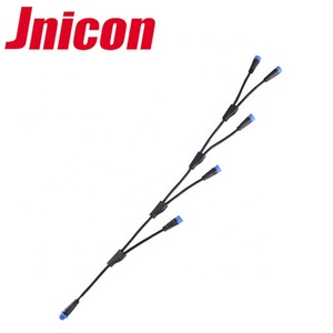 Y Splitter M15 2 Pin 3pin Cable 3 <strong>Output</strong> IP68 Waterpropf <strong>Connector</strong> One <strong>Input</strong> Three <strong>Output</strong> - Product Image 3