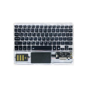 2024 nuevo teclado BT con retroiluminación transparente teclado inalámbrico portátil ultrafino para Android iOS Windows - Product Image 3