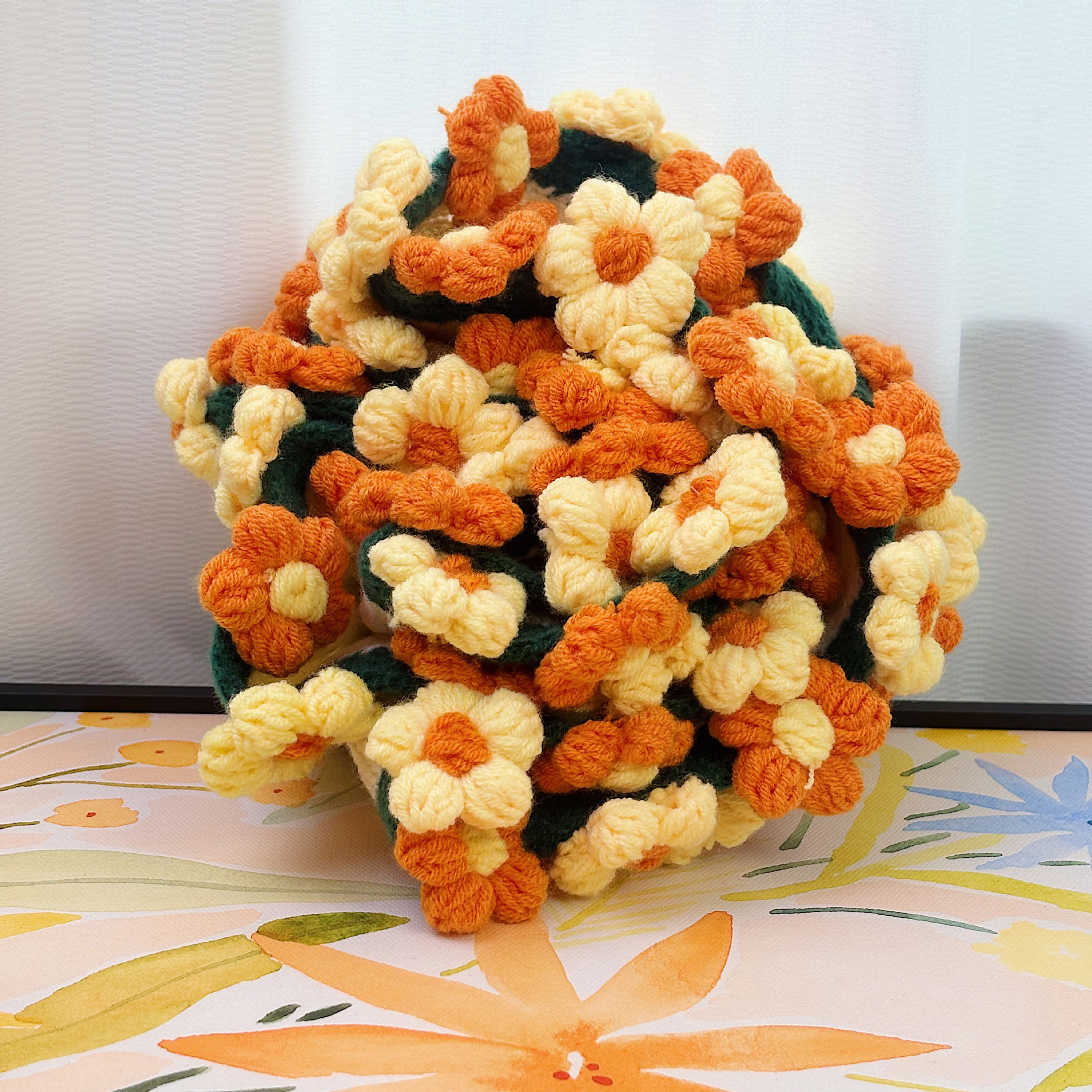 orange flowers