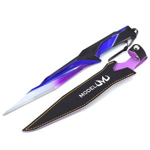 Trò chơi hoạt hình phụ kiện valorant kỳ dị dao với bao da 30cm đầy đủ kim loại đạo cụ nghệ thuật thủ công trang trí nội thất - Product Image 1