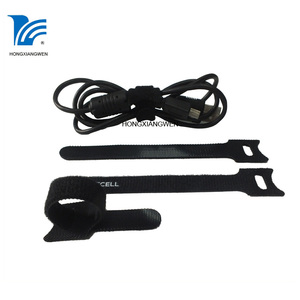 Cinta de bucle y gancho trasero de perfil bajo, bridas de Cable impresas personalizadas con logotipo - Product Image 3