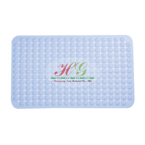 PVC防滑淋浴垫带排水孔实用防水吸盘浴垫 - Product Image 1