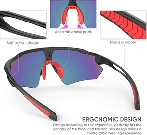 HUBO açık Unisex spor gözlük erkekler bisiklet gözlük sürüş çalışan polarize spor güneş gözlüğü Uv koruma PC Lens