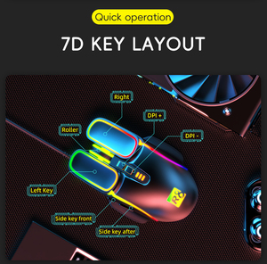 Guangdong R8 <strong>Brand</strong> New Design Oem Optical 7d 4 Adjustable <strong>Dpi</strong> Pink Led Usb Wired Ergonomic Game Mouse Rgb for Computer - Product Image 3