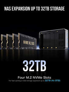 Intel N150 MIni PC Win 11 Pro &amp; Linux OS Desktop PC Mini PC 12GB LPDDR5 64GB Emmc with M.2 2280 Slot*4 Portable <strong>Computer</strong> Host - Product Image 4