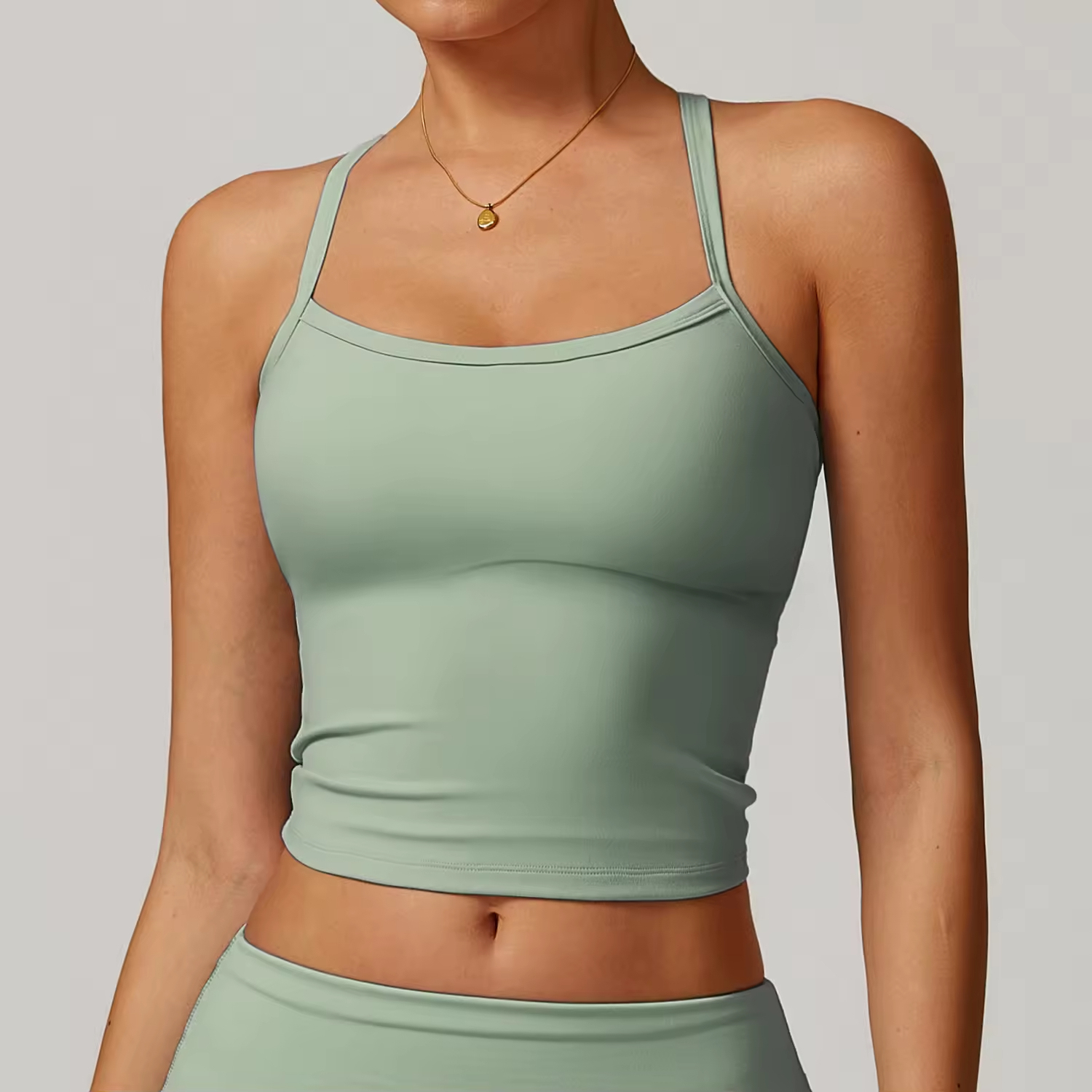 Débardeur vert menthe