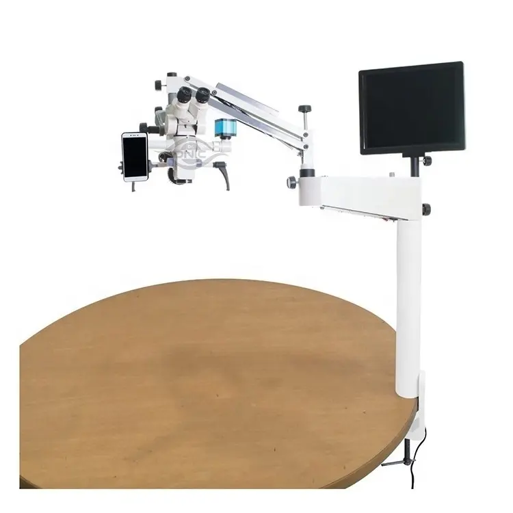न्यूरोसर्जरी ऑपरेटिंग माइक्रोस्कोप के साथ टेबल प्रकार 3 कदम ज़ूम डिजिटल कैमरा, बीम फाड़नेवाला सर्जिकल माइक्रोस्कोप