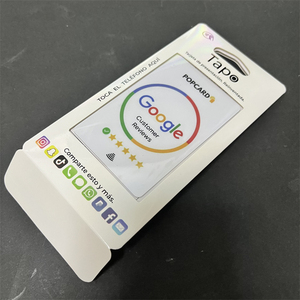 Unique Design Smart URL Write Custom Programmable QR <strong>Code</strong> Business RFID Card Packaging Google Review Card Nfc - Product Image 5