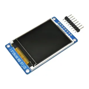 1.8 inç 128X160 tam renkli LCD ekran modülü ST7735S 3.3V Arduino için OLED güç kaynağı değiştirin