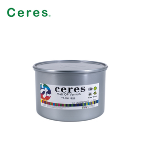 最畅销的Ceres YT-500溶剂油墨，用于胶印哑光OP纸油墨，具有消失效果的印刷油墨