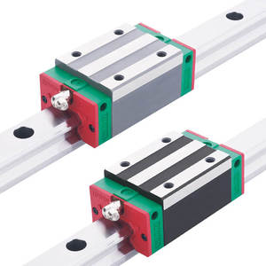 Hiwin HGH15 CA Máquina CNC Sistema de movimiento lineal Gran oferta Bloque de riel de guía lineal Material de acero con componente de rodamiento de núcleo - Product Image 1