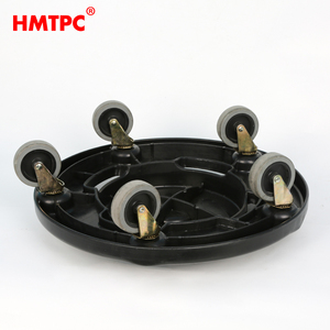 Benzersiz tasarım yuvarlak çöp tenekesi kovaları evrensel Freewheel için 20/32/44/55 galon açık tekerlek-az baz eşleştirme çöp tenekesi - Product Image 6
