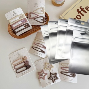Özel baskılı Mini fermuar kılıfı, süpermarket fuarı kullanımı için Mylar astarlı düz alüminyum lamine folyo göndermeye hazır