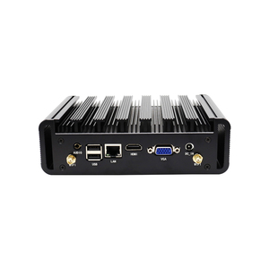 คอมพิวเตอร์ตั้งโต๊ะขนาดเล็กสำหรับสำนักงานคอมพิวเตอร์ Intel Celeron J1900 2.0GHz Dual LAN DISPLAY 2 RS232 COM จัดส่งฟรี EU DDR4