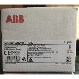 One 1SAP250100R0001 AX521 <strong>Analog</strong> <strong>Input</strong> <strong>Module</strong> New in Box Expedited Shipping 1SAP250100R0001 - Product Image 3