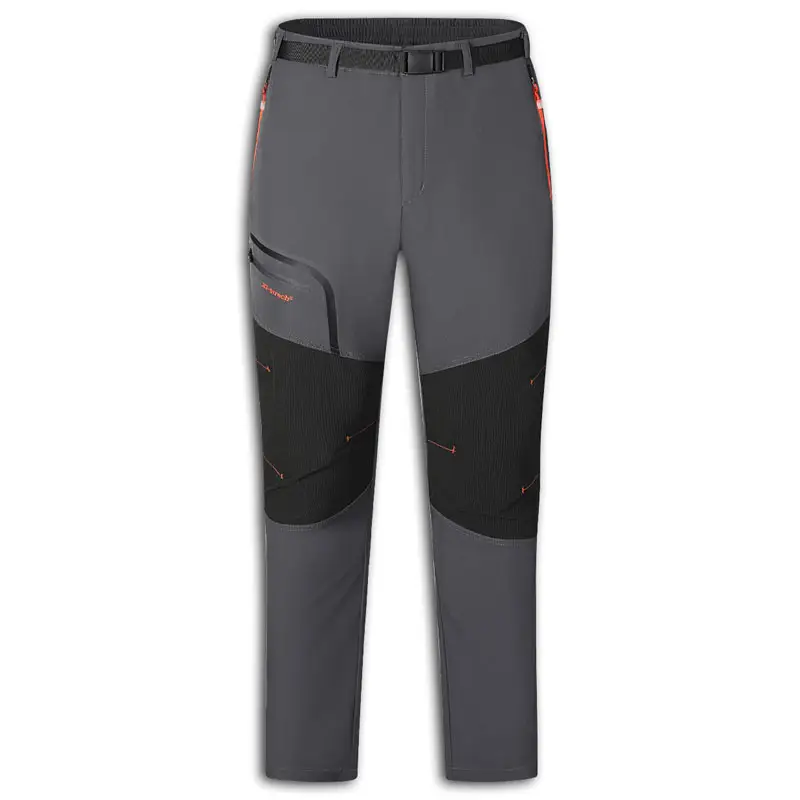 New Men's Mid-Waist Woven Pants Water-Resistant Outdoor Leisure Hiking Pants for Spring and Autumn