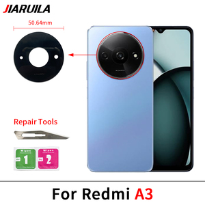 Redmi A3 cep telefonu parçaları kamera Lens camı için arka kamera cam yedek yedek parçalar - Product Image 5