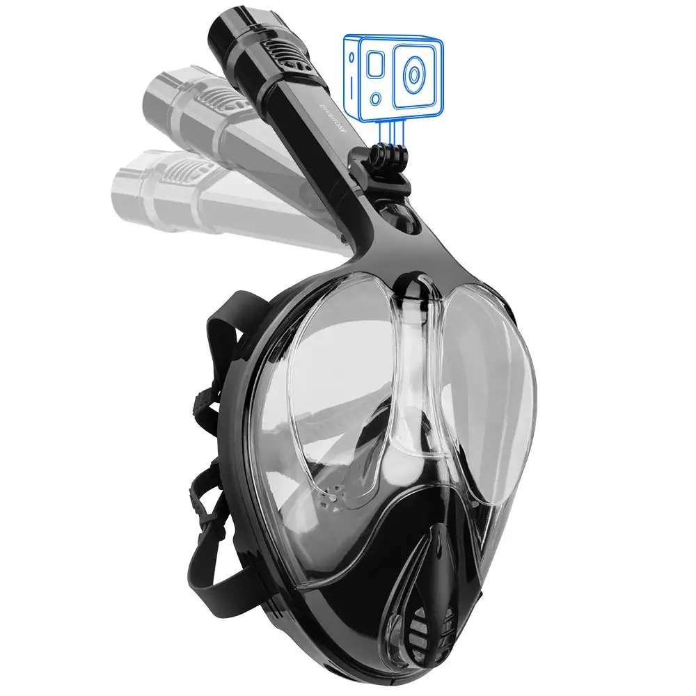 UV400 складывающаяся легкая дыхательная тушь для лица, подводное плавание, маска