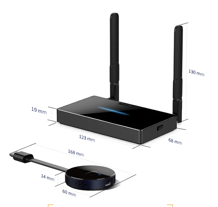 الجملة نقل لاسلكي 4K 1080P TX RX الصوت والفيديو اللاسلكي HDMI الارسال والاستقبال عدة لجهاز عرض شاشة التلفزيون