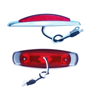 5.875x2 inç 12 volt kırmızı led yan işaretleyici ve boşluk ışıkları kamyon nokta - Product Image 1