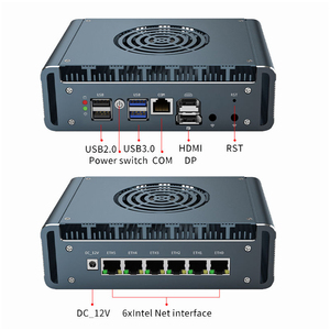 Itx Box Rugged Industry <strong>Compact</strong> Linux <strong>Embedded</strong> <strong>Computer</strong> Industriale Con Porto Ipc Fan Industrial N100 6 Lan Mini Pc - Product Image 1