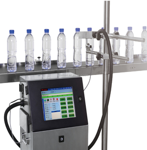 Online ad alta risoluzione semplice plastica professionale Cij Pet bottiglia Batch data Coder codifica numero di lotto stampante a getto d'inchiostro prezzo del sistema - Product Image 5