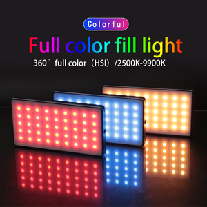 Portable Dimmable Mini Tripod <strong>LED</strong> <strong>RGB</strong> Light Kit Adjustable Pocket Studio Fill LR135 12V Power for Phone &amp; Video Metal Material - Product Image 4