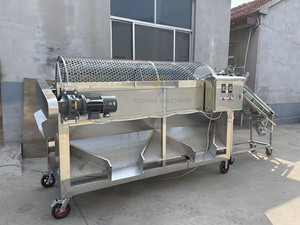 Máquina de rotura/equipo de procesamiento de corte de galleta de vaina de cacao fresco/máquina separadora de cáscara y granos de cacao - Product Image 2