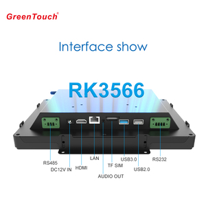 Panel frontal IP65 para exteriores 1000NITs 10,1 10,4 12,1 13,3 15 15,6 PCAP Panel industrial táctil Android PC todo en una computadora - Product Image 5