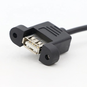 1ft 3ft 10ft Schraube Verriegelung bolzen Stecker auf Buchse USB 2.0 Typ A Verlängerung kabel - Product Image 2