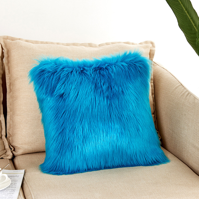 Taie d'oreiller bleu foncé