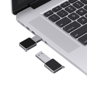 Memoria USB con forma de llave brillante LED de alta velocidad, logotipo personalizado, almacenamiento de datos cifrados de 64GB - Product Image 3