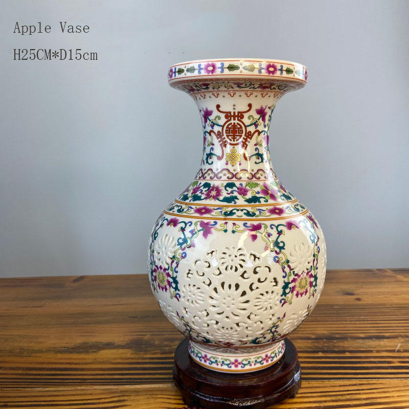 แจกันแอปเปิ้ล: H25cm * D15cm