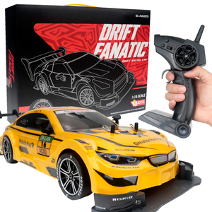 1:16 ölçekli M4 DTM yarış araba Die Cast RC araba modeli oyuncak işık fonksiyonu ile Diecast oyuncak araçlar RC araba çocuk hediyeler - Product Image 1